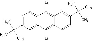 2,6-Ди-трет-бутил-9,10-дибромантрацен 98%